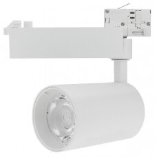 LED 4 Wire Track Light, White Body, 25W, 2750Lm, White Light