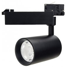 LED 4 Wire Track Light, Black Body, 25W, 2750Lm, White Light