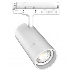 LED 4 Wire Track Light, White Body, 20W/25W/30W, 90Lm/W, CCT