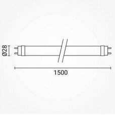 LED Tube T8 16W, Warm Light