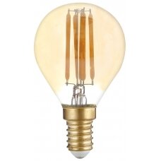 LED Bulb E14 G45 4W, Golden, Warm Light