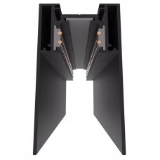 LED Magnetic Track System S35, width 3.5cm, Hanging/Surface, Black, length 1m