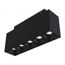 LED Magnetic Linear Floodlight M35, 10W, 800Lm, 5 Heads, Black, Warm Light