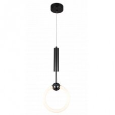 LED Pendant Lamp, 10W, Black, Warm Light