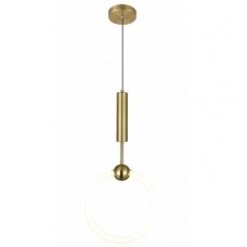 LED Pendant Lamp, 11W, Copper, Warm Light