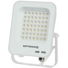 LED Floodlight, White, 30W, White Light