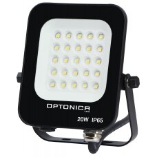 LED Floodlight, Black, 20W, Neutral Light