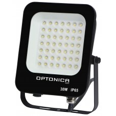 LED Floodlight, Black, 30W, White Light