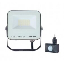 LED Floodlight, Black, 90Lm/W, 20W, CCT 3000K-6000K