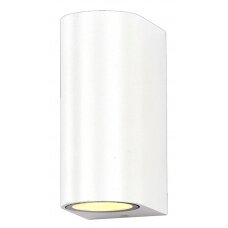 LED Wall Lamp, White, Cylinder, 2 Sockets, Max 35W