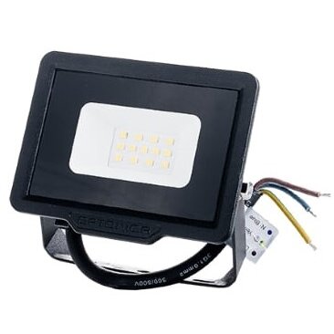 LED Floodlight, Black, City Line, 10W, Neutral Light