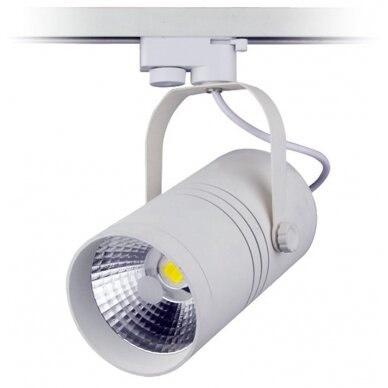 LED Interior Track Light, White Body, 25W, 1875Lm, White Light