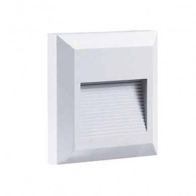 LED Step Light, Square, White, 2W, Warm Light