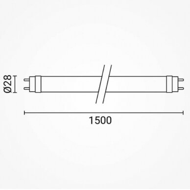 LED Tube T8 22W, City, Neutral Light 1