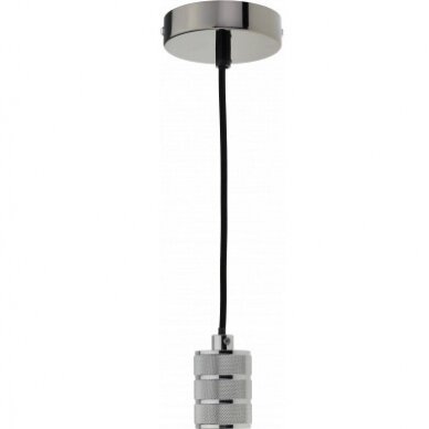 LED Vintage Pendant Light Holder, Chrome 1