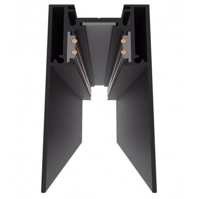 LED Magnetic Track System S35, width 3.5cm, Hanging/Surface, Black, length 1m