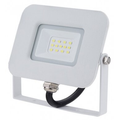 LED Floodlight, White, Premium Line, 5 Years Warranty, 10W, Neutral Light