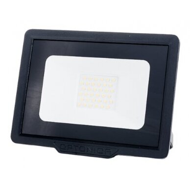 LED Floodlight, Black, City Line, 30W, Neutral Light