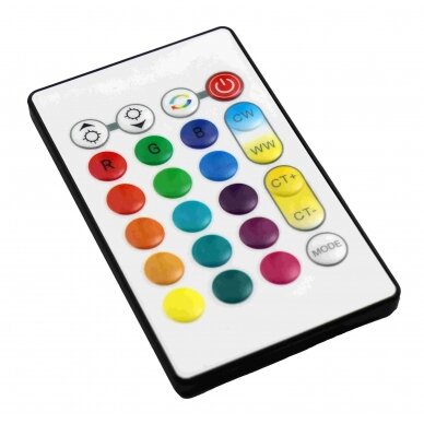 LED RGB CCT Controller, 12-24V, 5 Channels, with Remote Console, 24 Buttons, Tuya 1