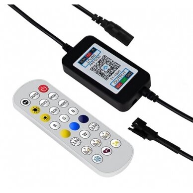 LED RGB Music Strip Controller, with Remote Console, Bluetooth