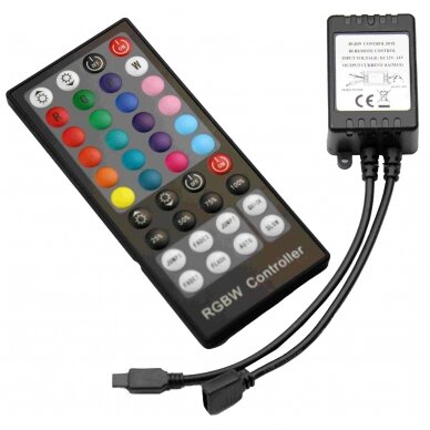 LED RGBW Controller, 12-24V, 8A, with Remote Console