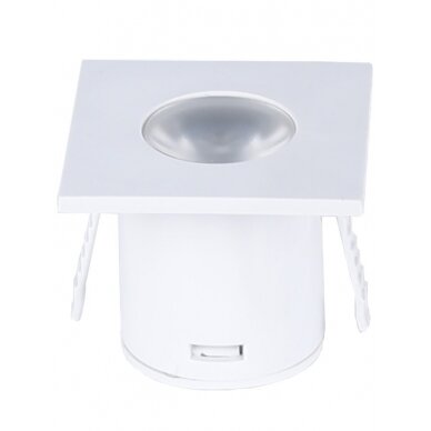 LED Cabinet Light, Square, White, 1W, Warm Light