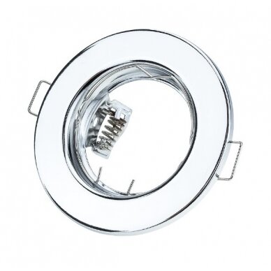 LED Ring, Round, Non-Adjustable, Chrome, 2Pcs/Box