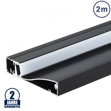 Profile For LED Strip, Black Metal Oxide, for Floor 2