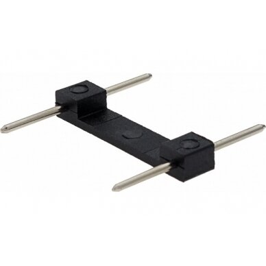 Straight Connector, Black