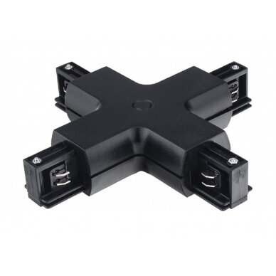 X-Connector For LED Track System, Black